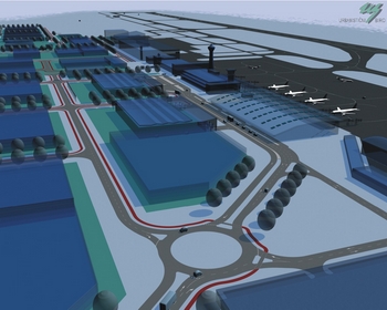 3D airport model