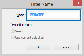Revit-filter name